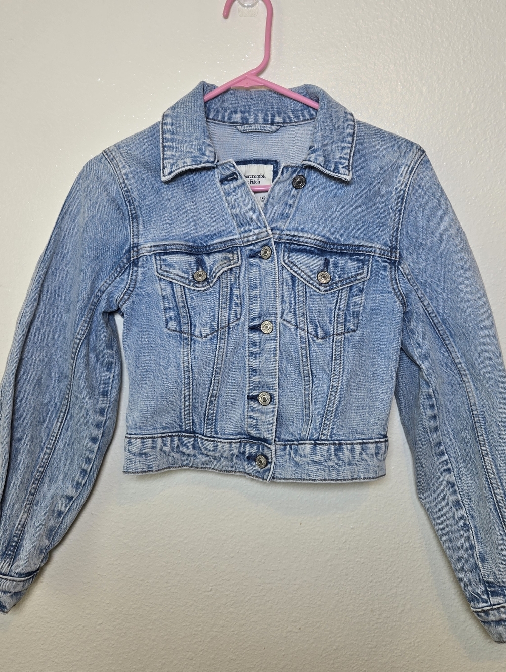 Abercrombie & Fitch XS Jean jacket Y2K Denim Classic Cropped
